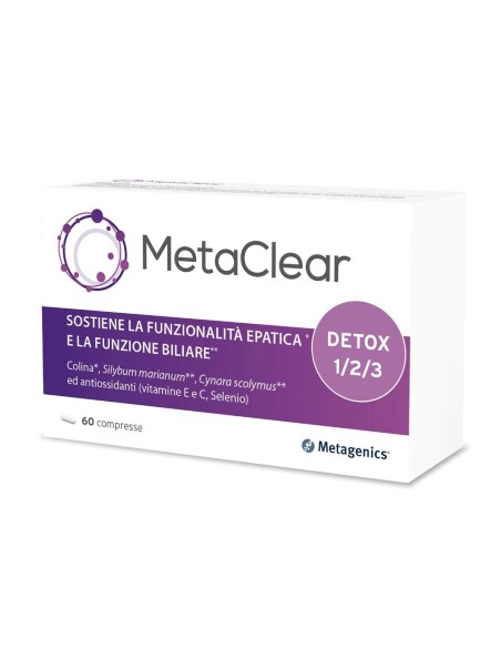 Integratore funzione epatica - Metagenics Metaclear